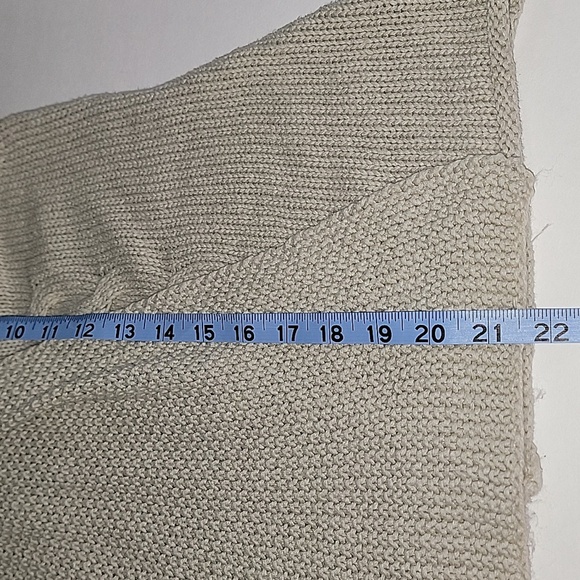 American Rag Sweater Vest M Neutral Textured Knit Sleeveless Boho Cardigan - Picture 13 of 13